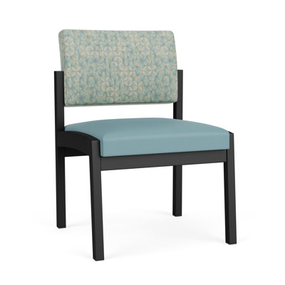 Lenox Steel Waiting Reception Armless Guest Chair Metal Frame