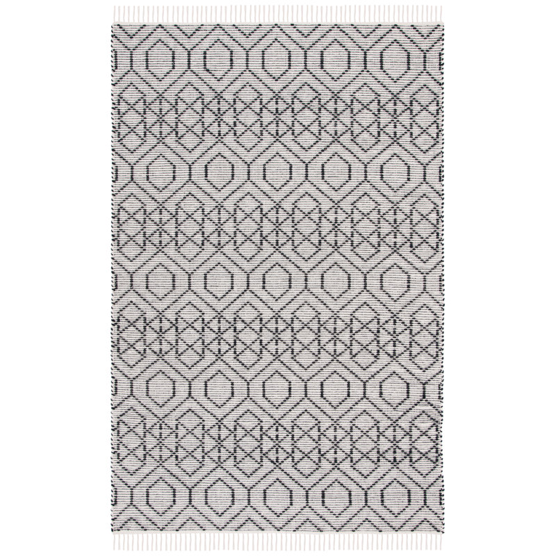 Montauk Hand Loomed Cotton Geometric Rug, Rectangle 3' x 5'