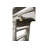 Confer Plastics Roll-Guard Adjustable A-Frame Pool Safety Ladder, Warm Gray
