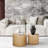 Masaya Lift Top Pedestal 2 Bunching Table Set with Storage