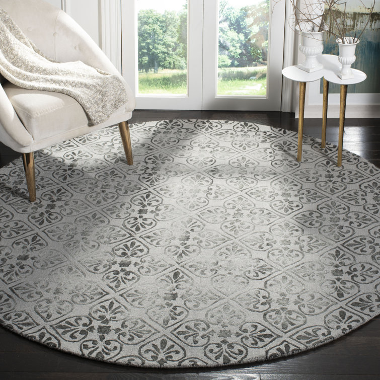 Oakton Hand Tufted Wool Floral Rug