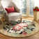 Hogle Hand Hooked Wool Floral Rug