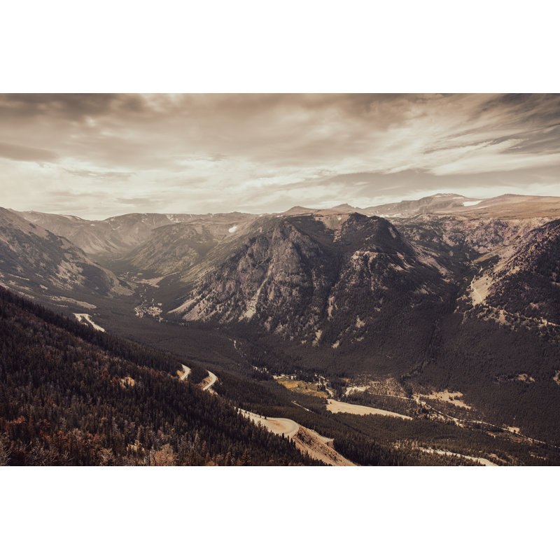 Beartooth Pass, 32" H x 24" W, Black