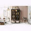 Vitrine en fer avec lumières DEL et verre à 3 côtés-1235410333
