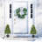 Artificial Topiary Boxwood Tree, Faux Shrub in Black Plastic Pot-565058097-585521581