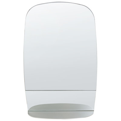Rikiya Oval Mirror with Shelves