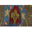 Tapis oriental en laine grise moderne noué à la main 10 pi 2 po x 10 pi Oushak