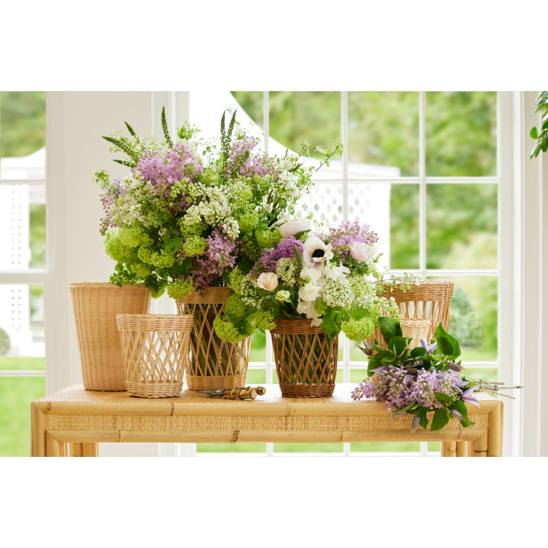 Navona Handmade Table Vase, 6.9" H x 6.5" W x 6.5" D