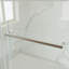 Porte de douche coulissante double sans cadre-127317883