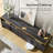 Dulane Modern Farmhouse 70" Tv Stand For Tvs Up To 75" With  2 Doors And Open Storage, Black-1318514637