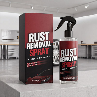 tire rust remover 100ml Multipurpose Automotive Rust Remover Spray For Car Wheels Tires  Metal Surfaces Quickly Dissolves Rust Stains   Metal Shine   To Use Auto Rust Cleaner