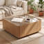 Tempered Glass Top Coffee Table