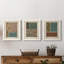 Nouveau Decorative X - Ensemble de 3 peintures sur toiles encadrées-1487990056-1487990059