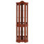 Armoire de coin avec finition en noyer