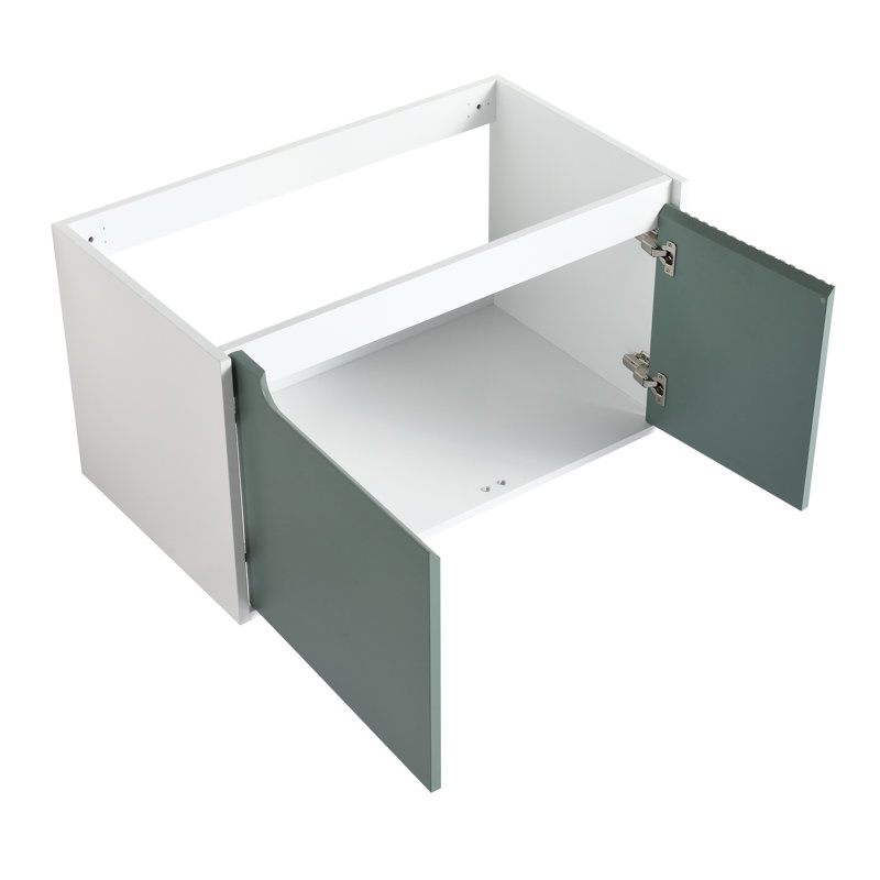 Meuble-lavabo compact 36 po, teint et meuble-lavabo, conception d'armoire tendance