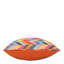 Herringbone Print Indoor-Outdoor Cushion, Multicolour