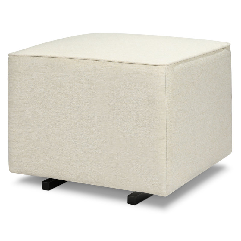 Universal 22" Square Standard Ottoman, Vanilla 100% Polyester