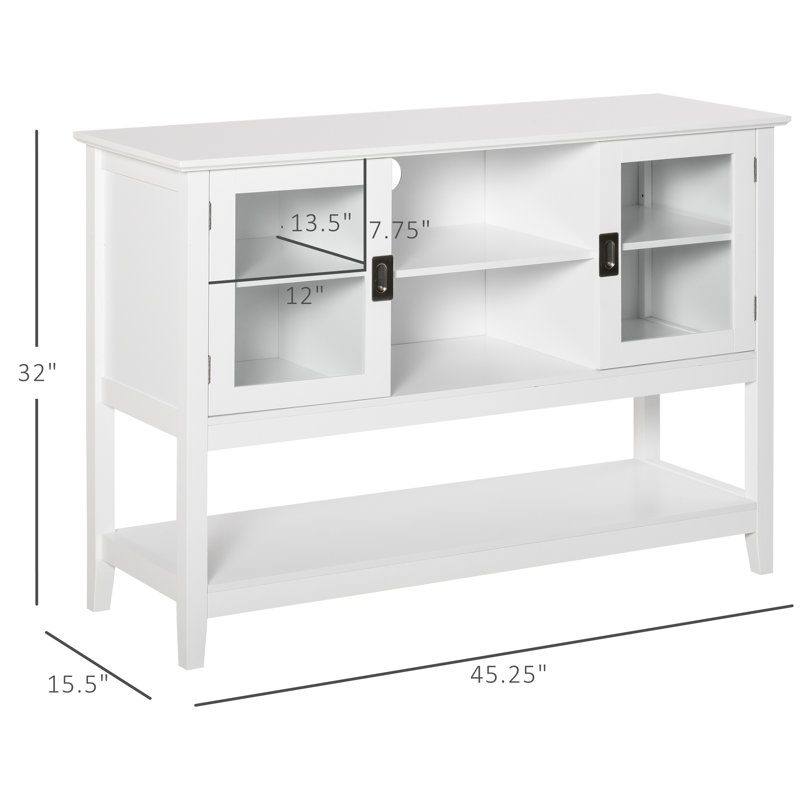 Buffet de 45,25 po de largeur Britteny, Blanc