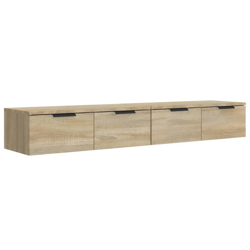 vidaXL Wall Cabinet Storage Cabinet for Living Room Engineered Wood, Sonoma Oak