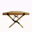 Table de salle à manger multifonctionnelle pliable en bois pour l'intérieur et l'extérieur