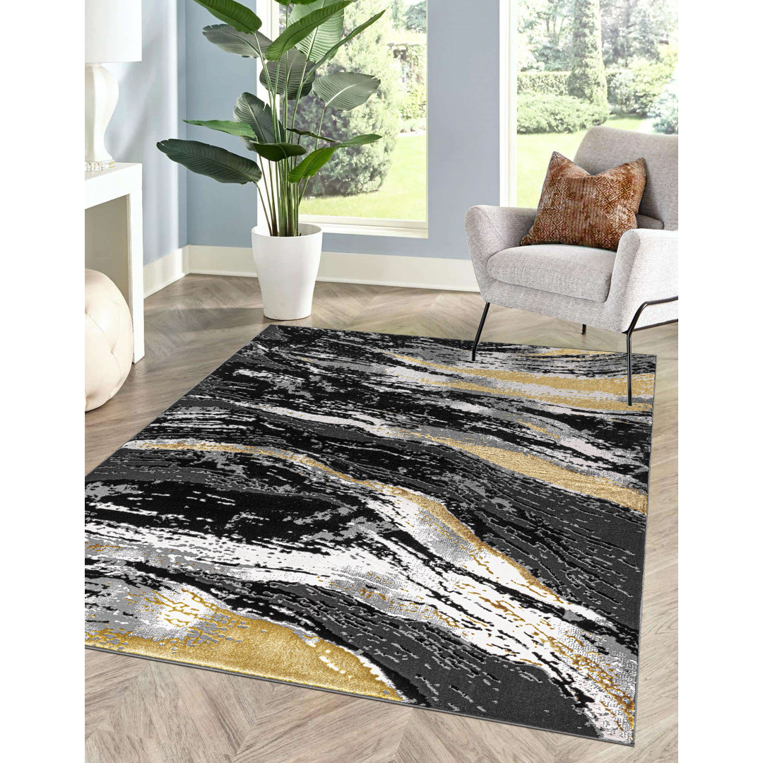 Demontay Floral Indoor / Outdoor Area Rug