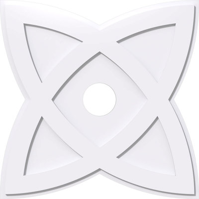 Médaillon de plafond contemporain en PVC de qualité architecturale 30 po x P 5 po x P 11 1/4 po x P 1 po Cosmo