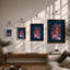 Coral Blossom Tree Botanical - Print-1341362170-1341362171