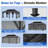 20 Ft. W X 12 Ft. D Hardtop Gazebo With Galvanized Steel Roof & Metal Frame