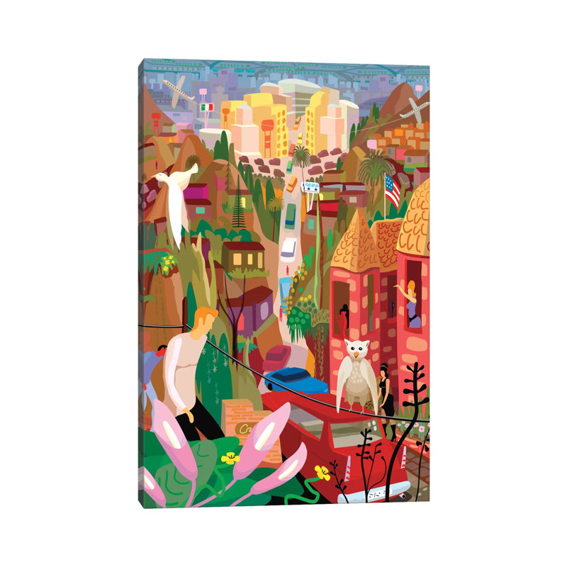 Playboys And Geishas In Old Los Angeles by Charles Harker - Wrapped Canvas Gallery-Wrapped Canvas Giclée