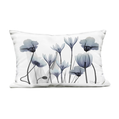 Mixed Minimal Chic Florals Design by Albert Koetsier Outdoor Printed Pillow