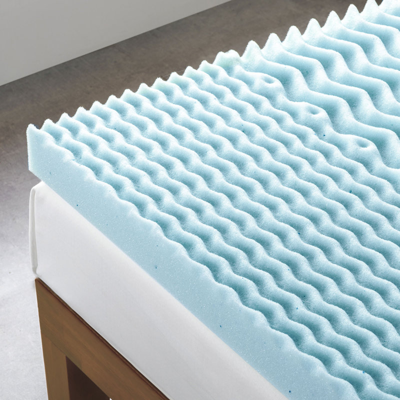 5-Zone Gel Memory Foam Mattress Topper, Twin, 3"