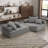 Ermajean Boneless 103.5'' Modular Sofa-1729575731