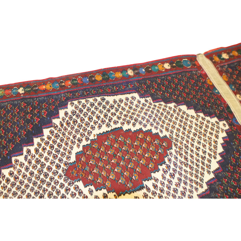 Tapis multicolore de haute qualité noué à la main