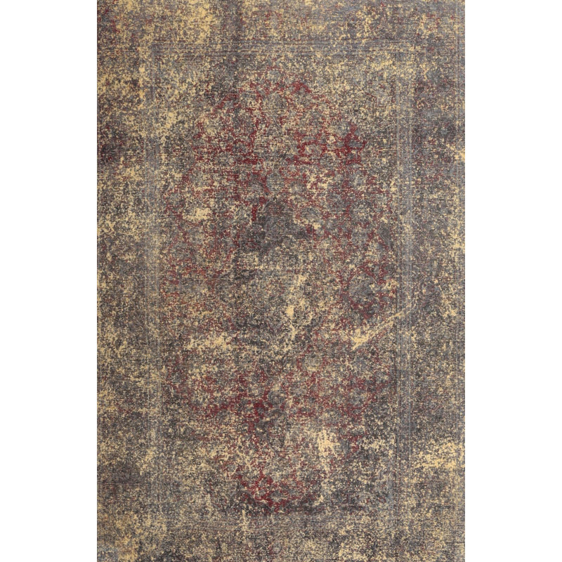 Krikoris Wool Oriental Indoor Rug, Round 7'