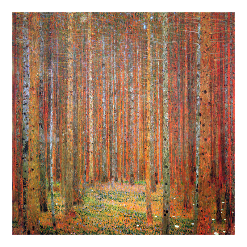 " Tannenwald " by Gustav Klimt