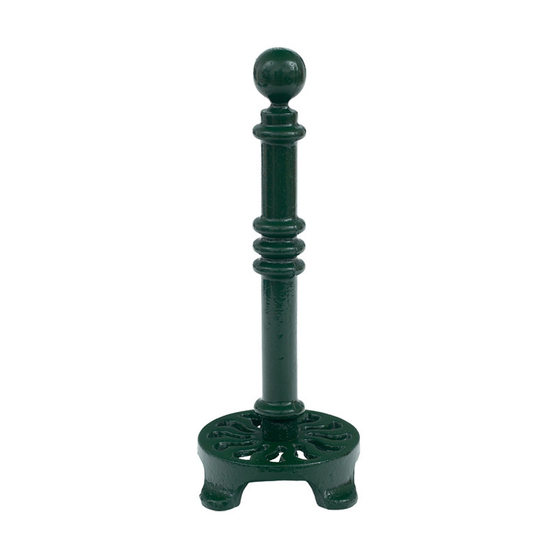 Iron Freestanding Paper Towel Holder, Green