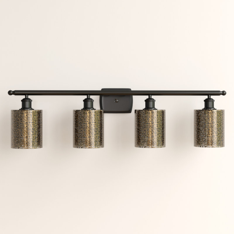 Leilani 4 - Light Dimmable Vanity Light, Oil Rubbed Bronze, Mercury