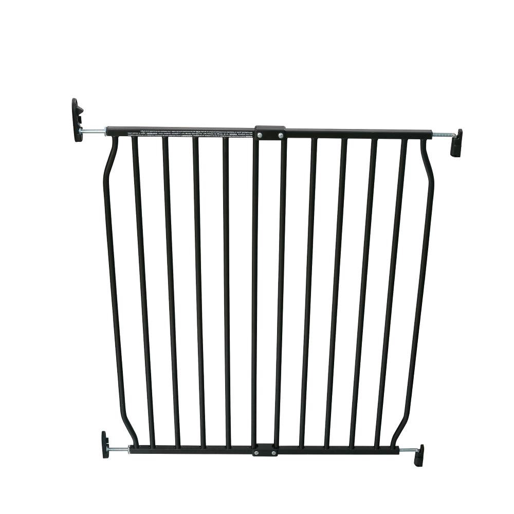 Safetots Eco Screw Fit Baby Gate, Black, 90Cm - 100Cm, Stair Gate For Toddler And Baby, Screw Fit Safety Barrier