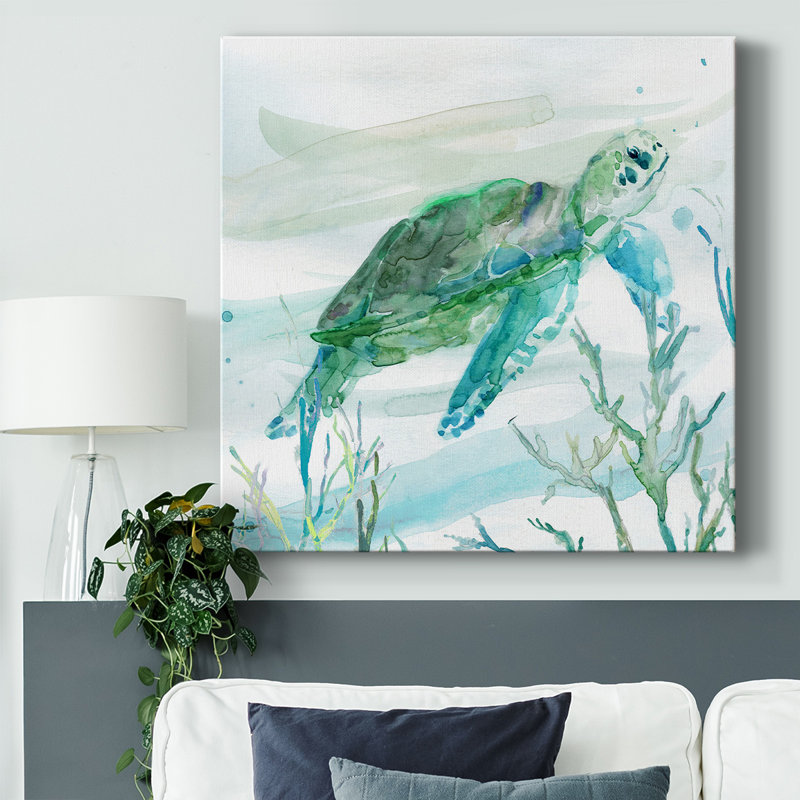 Peinture sur toile, H 16 po x l 16 po