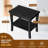 Extra Bamboo Black Shower Bench Stool Waterproof Shower Chair Spa Bath Seat Extra Big Best Hardwood Bathroom Gadgets Seat Father Day Dad Parents Stepdad Christmas Xmas Happy Birthday Gifts Ideal