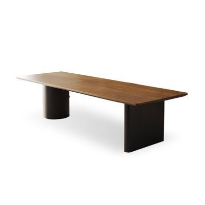 Tables de salle à manger en bois massif brun