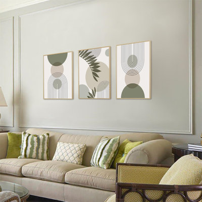 3 Piece Floater Frame Painting on Canvas