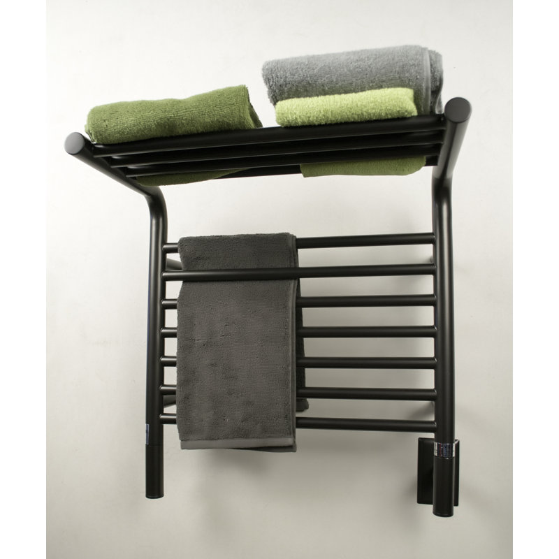 Porte-serviettes chauffant Jeeves Model M, Bronze huilé, H 21,75 po x l 20,5 po x P 15,25 po