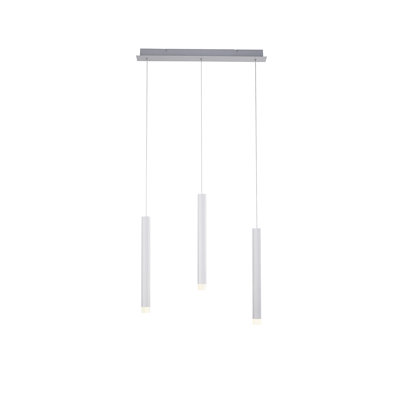 Cardia 3-Light Kitchen Island Cylinder LED Pendant