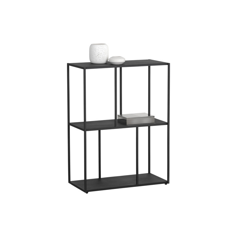 Etagere Bookcase, Matte Black, 31" H x 23.75" W x 12" D