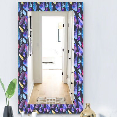 Cristal aquarelle avec miroir mural star ciel moderne
