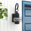 Cioffi Matte Black Outdoor Wall Lantern-911653715