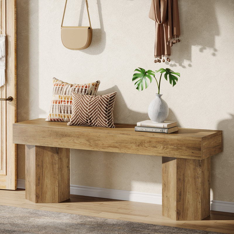 41" Farmhouse Entryway Bench
