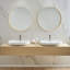 Essence Alpine White Oval Wall Mount Bathroom Sink with Overflow-59241580