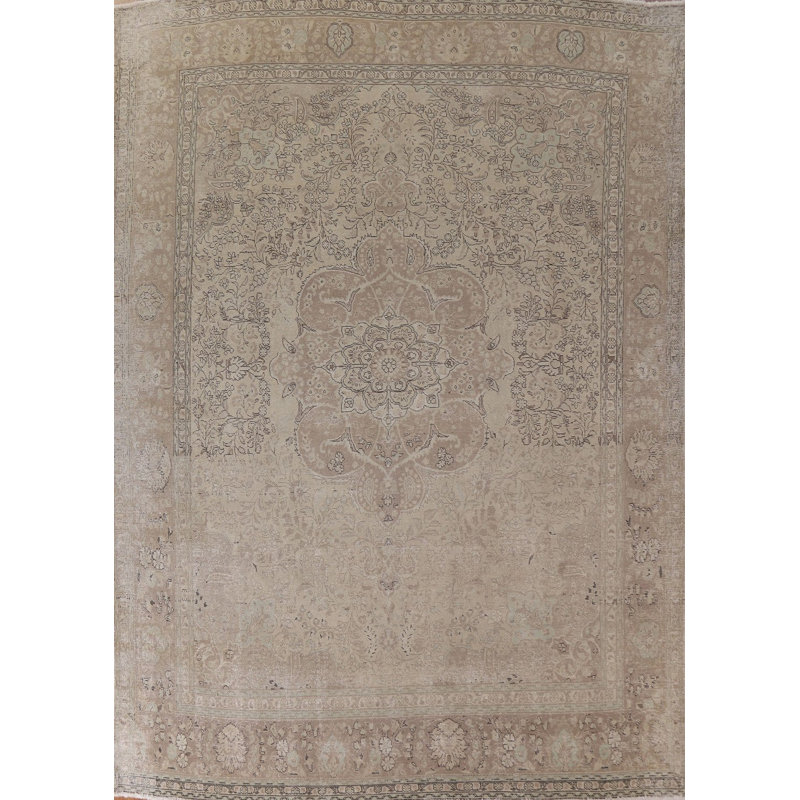 Tapis traditionnel en laine fait à la main 10 x 13